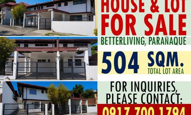 6 Bedroom House and Lot for sale in Bgry. Don Bosco BETTER LIVING PARANAQUE City