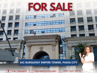 For Sale Office Space in AIC Burgundy Empire Tower, Ortigas Center, Pasig City