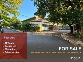 For Sale: Old House & Lot in United Hills Village, Parañaque