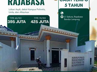 DI JUAL RUMAH MURAH RAJA BASA DEKAT UNILA 400 JT AN