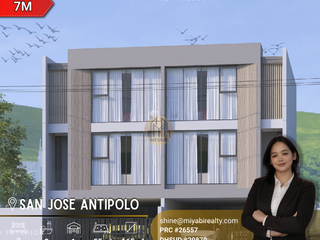 Preselling 7M 3 Storey Townhouse in San Jose Antipolo Near Shopwise Antipolo LSS