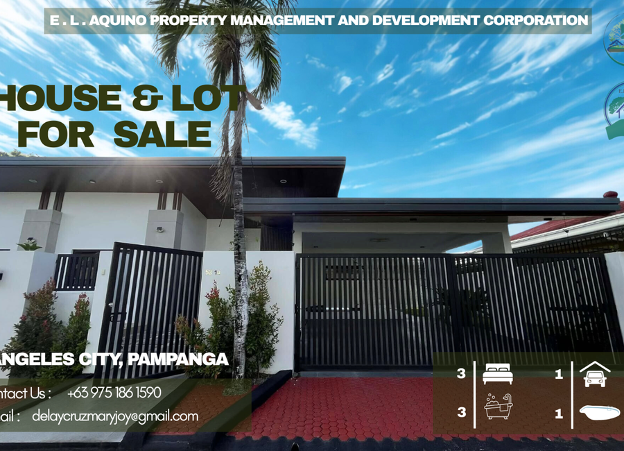 HOUSE AND LOT WITH SWIMMING POOL FOR SALE LOCATED IN SAFE SUBDIVISION ...