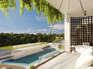 Apartemen dengan kolam renang pribadi di Ubud yang atmosferik