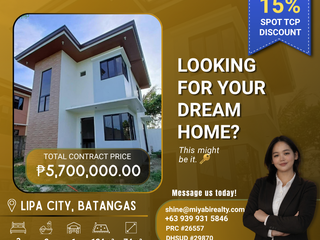RFO 5.7M Brand New 2 Storey House & Lot For Sale in Latag Lipa City LSS