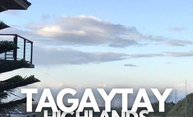 Residential Lot in the Hillside at Tagaytay Highlands for Sale