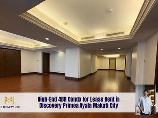 High-End 4BR Condo for Lease Rent in Discovery Primea Ayala Makati City