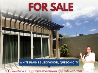 FOR SALE 3 Storey House with Basement in White Plains, Quezon City
