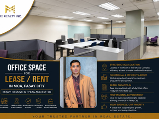Office Space for Lease Rent in MOA Pasay City Ready to Move-in