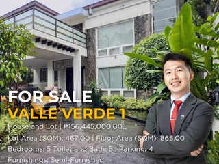FOR SALE HOUSE AND LOT IN VALLE VERDE 1