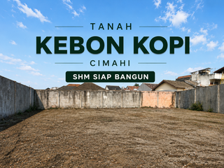 Tanah SHM Siap Bangun Kebon Kopi Cimahi Akses Mudah ke Tol Pasirkoja 103 m2