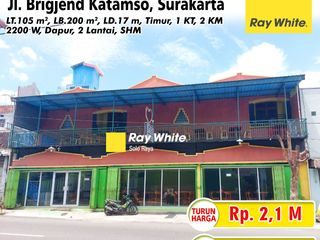 Ruko 2 Lantai Siap Pakai Di Jl Brigjend Katamso Jebres Di Jual Harga BU !!!