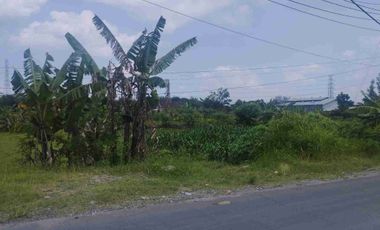 Lahan DiJual Zona Industri Bagus Dibangun Gudang di Gondangrejo Karanganyar