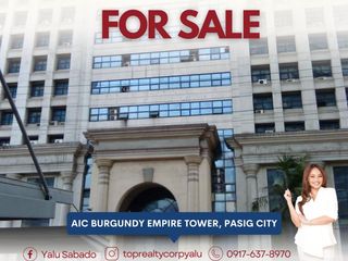 For Sale Office Space in AIC Burgundy Empire Tower, Ortigas Center, Pasig City