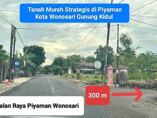 Jual tanah murah di kota wonosari Gunungkidu pekarangan dekat fasilitas umum dan ringroad