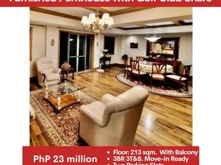 FOR SALE: WOODRIDGE AT TAGAYTAY HIGHLANDS Furnished Penthouse with Golf Club Share
