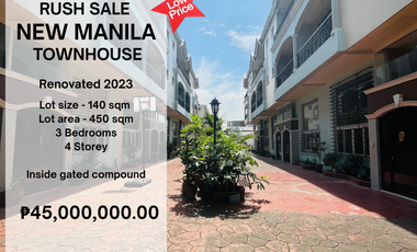 NEW MANILA TOWNHOUSE FOR SALE - RUSH!