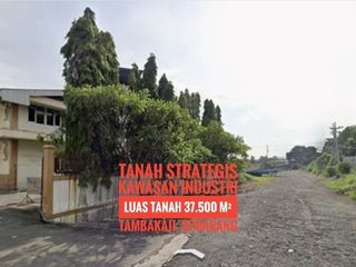 L// Tanah Kosong 3.75 Ha area Industri SEMARANG, Hrg dbawah NJOP, Kerenn