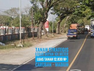 Ba// Tanah LD 101 mtr, NOL Jalan Raya Propinsi MADIUN - Surabaya, Lokasi Cantik