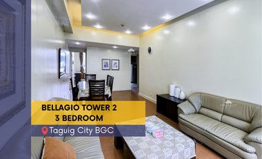 3 Bedroom condo unit For Sale in Bellagio Tower 2 at Taguig City BGC