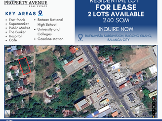 LOT FOR LEASE - BUENAVISTA SUBD BAGONG SILANG BALANGA CITY BATAAN