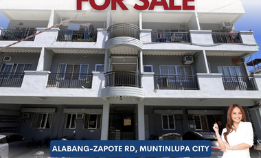 FOR SALE 3 Storey Commercial Building in Alabang Zapote Rs., Muntinlupa City