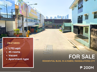 For Sale: Residential Bldg. on A.Mabini St. Brgy. Addition Hills Mandaluyong