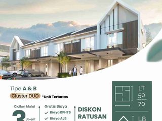 Rumah 2 lantai promo DP 0%