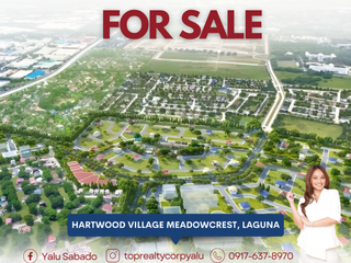 FOR SALE Residential Lots in Hartwood Village at Meadowcrest, Biñan, Laguna