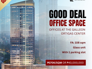 GOOD DEAL Office Space: Offices at The Galleon, Ortigas Center