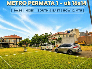 Bangun Rumah Impian! Kavling Hook Metro Permata 1 – 16X14 Row Lebar 12