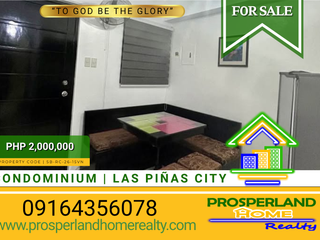🏢 STUDIO CONDO UNIT FOR SALE – LAS PIÑAS CITY