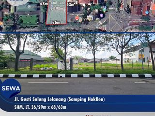 Tanah Cocok Usaha Franchise Kawasan Premium Tengah Kota Pontianak Posisi sebelum Lampu Merah di Gusti Sulung Lelanang