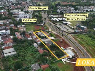 Sebrang Vireya Office Tanah Total Luas 2.432M2 Menghadap ke Selatan Carport Kurang Lebih Muat 12 Mobil 4 Kamar + 1 Kamar Art