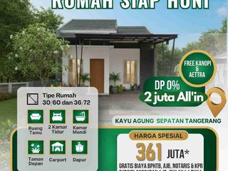 rumah d daerah sepatan ,lokasi strategis cukup 2 juta sudah pilih unit