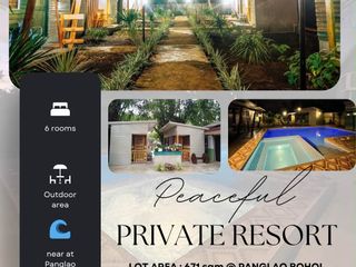 Panglao - PRIVATE Mini RESORT FOR SALE, 617 sqm / 16Million