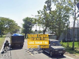H// Tanah LD 187 mtr, NOL Jalan Raya Propinsi Madiun-NGAWI, Lokasi Mantapp