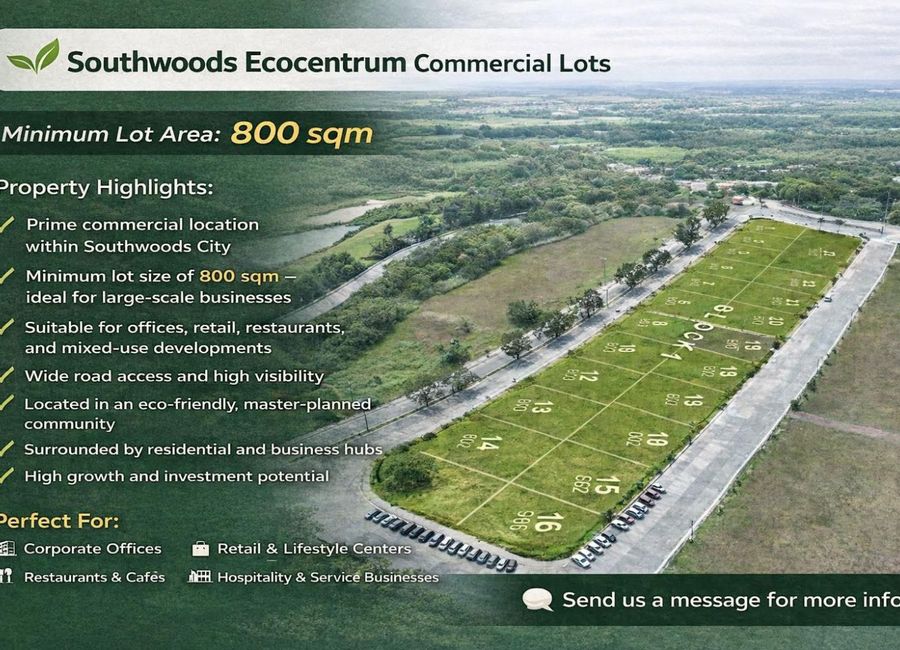 Ecocentrum Avenue, Southwoods City, Biñan, Laguna