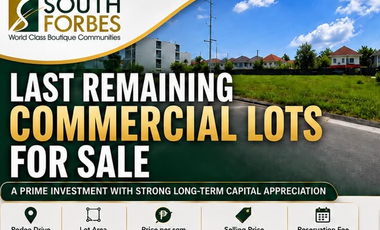 318sqm Prime Commercial Lot for Sale In South Forbes, Silang, Cavite
