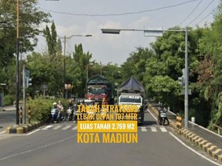 H// Tanah Pekarangan LD 107 mtr, Per3an Ringroad-Urip Sumoharjo KOTA MADIUN Keren