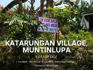 200+ sqm Lot for Sale at Katarungan Village, Muntinlupa