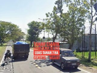 L// Tanah LD 187 mtr, NOL Jalan Raya Propinsi Madiun-NGAWI, Lokasi Cantik