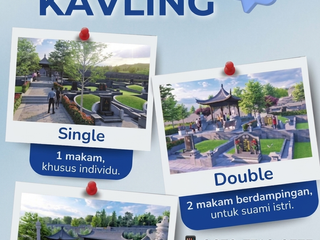 Kavling Tanah Makam Lestari Memorial Park Siap Pakai Tipe Single - Double - Family - Royal Family Diskon Menarik Lokasi Tenang dan Bebas Perawatan Seumur Hidup