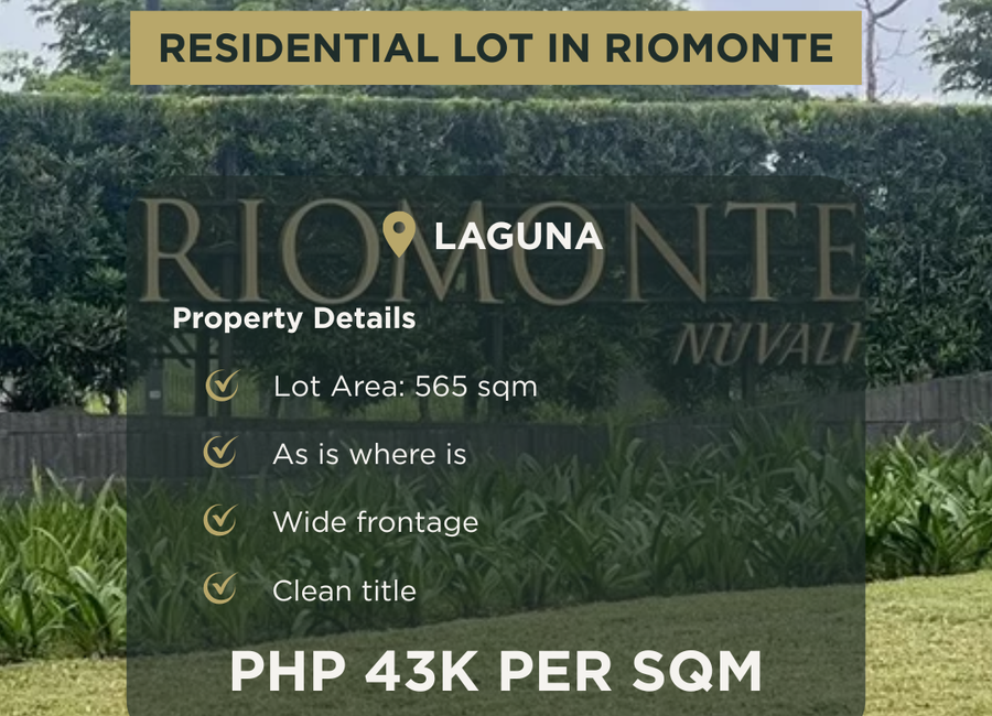 Riomonte, Canlubang, Calamba, Laguna