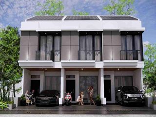 Rumah modern 2 lantai 5 menit dr stasiun sawah besar