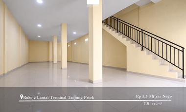 Dijual Ruko 2 Depan Gerbang Terminal Barang Tanjung Priok