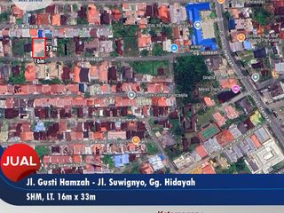 Tanah Ideal dalam Gang Cocok Bangun Rumah Kawasan Tengah Kota di Gusti Hamzah