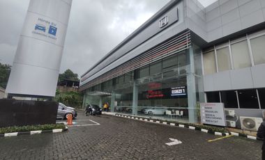 Jual Cepat Gedung Showroom, Dealer Bengkel Mobil Lengkap Kantor Pinggir Jalan Raya Mayor Oking LT 4.950 M2 Citeureup Bogor