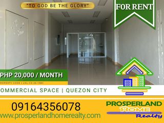 COMMERCIAL SPACE FOR LEASE IN QUEZON CITY