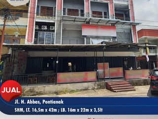 Ruko Beton 3 Lantai Bangunan Luas Strategis untuk Berbagai Usaha atau Kantor di H. Abbas