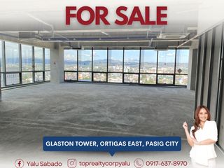 Premium 88.88 sqm Office Space for Sale in Glaston Tower Ortigas East Pasig with Parking